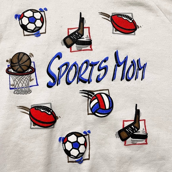 Gopher Sport Vintage Sweatshirt Sports Mom Contrast Collar 2X 1X XL - Picture 2 of 5